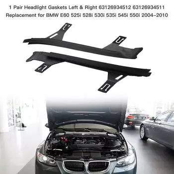1 пара прокладок передних фар слева и справа 63117174518 63117174517 Замена для BMW 3 серии чёрный