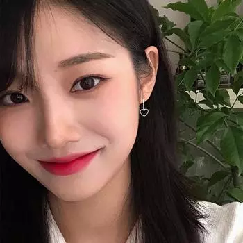 1 пара, простые серьги с пряжкой в форме сердца, банкетные серьги, ювелирные изделия, подарок 1Pair