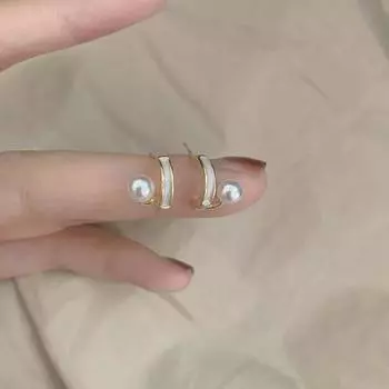 1 пара простых и маленьких сережек, нежные аксессуары для женщин, ювелирные изделия