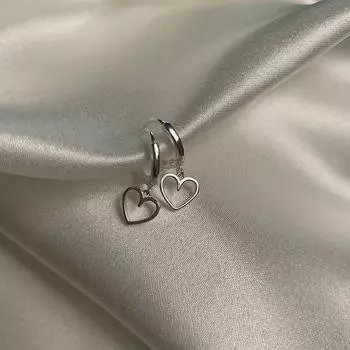 1 пара простых нерегулярных сережек-пряжек в форме сердца для женщин и девочек, изысканные милые серьги, серьги для банкета, ювелирные изделия в подарок