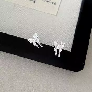 1 пара простых нежных сережек-гвоздиков в виде бабочек, панк-серьги для женщин и девочек, роскошные милые трендовые универсальные серьги