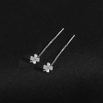 1 пара простых серег с проволокой для женщин и девочек, Свадебная вечеринка, изысканные украшения OneSize