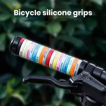 1 пара противоскользящих ручек велосипеда, эргономичный дизайн, амортизирующие, сверхлегкие, универсальные защитные чехлы для рычага сцепления