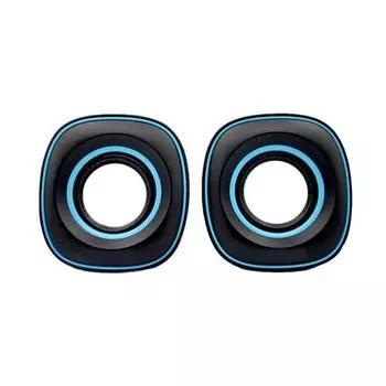 1 пара проводных USB-динамиков, портативный мини-динамик, сабвуфер с USB-кабелем, разъем 3,5, ПК, компьютер, ноутбук, динамик чёрный