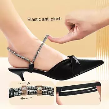 1 пара прозрачных удобных эластичных шнурков Simplely Tie, практичных, не требующих установки, с ромбами, полихромными узорами