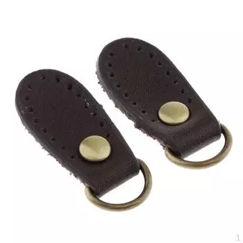 1 пара пряжек из искусственной кожи, пришивные ремешки для сумок и сумок кофейный