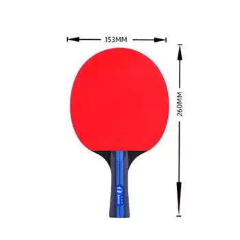 1 пара ракеток для настольного тенниса с сильным вращением, 7-слойная деревянная бита FL с длинной ручкой, набор ракеток для пинг-понга с 3 звездами