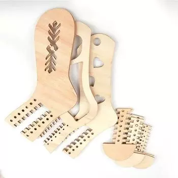 1 пара растягивающихся носков, регулируемая форма для вязания, сделай сам, форма для плетения носков для начинающих 3