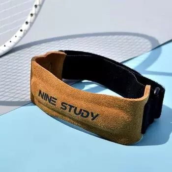 1 пара регулируемых бандажей для защиты коленной чашечки, двухслойная воловья кожа, спортивный наколенник для волейбола Random Color 1Pair