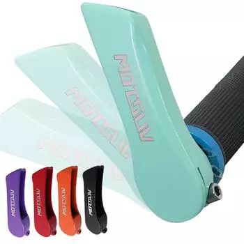 1 пара регулируемых небольших вспомогательных рулей для велосипеда, алюминиевые сплавные концы руля, тиски для шоссейного велосипеда, подставка для ручек, коровий рог для велоспорта зелёный