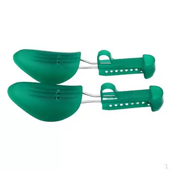 1 пара регулируемых пластиковых практичных носилок для обуви