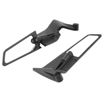 1 пара регулируемых зеркал на 360 градусов, черные матовые линзы из алюминиевого сплава, анти-головокружение, зеркала-невидимки, боковые зеркала, аксессуары для мотоциклов армия зеленый