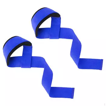 1 пара ремней для тяжелой атлетики, бинты для тренажерного зала, силовые тренировки, тяжелая атлетика синий