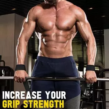 1 пара ремней для тяжелой атлетики с накладками на запястья и противоскользящим силиконом для бодибилдинга, силовых тренировок, фитнеса, пауэрлифтинга