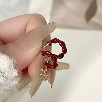 1 пара ретро серьги-пусеты с бантом, нишевый дизайн, серьги для женщин, девушек, простые серьги с темпераментом, ювелирные аксессуары, подарки