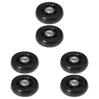 - 1 пара резиновых колесиков для бесшумной тележки, набор инструментов для ремонта класса люкс (72*24мм)