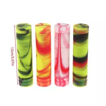 1 пара резиновых ручек для велосипеда, интегрированные ручки для руля велосипеда, нескользящие манжеты, часть велосипеда