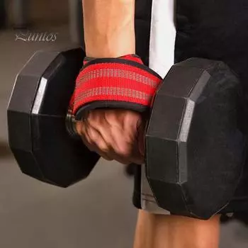 1 пара, рисунок 8, подъемный ремень для мужчин и женщин, противоскользящая мягкая лента для тяжелой атлетики, бодибилдинг, пауэрлифтинг, силовые тренировки, домашний тренажерный зал, становая тяга, запястье M синий