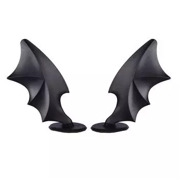 1 пара рогов для мотоциклетного шлема в форме крыла, силиконовое украшение для мотоциклетного шлема white-horn