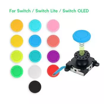 1 пара рокеров для NS OLED мягкий чехол игровой контроллер джойстик сменный чехол игровые аксессуары 3