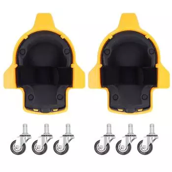 1 пара роликовых наколенников, многофункциональная мягкая подкладка, желтая скользящая подушка для коленей с универсальным