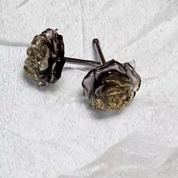 1 пара романтических сережек-цветков для пирсинга ушных косточек, серьги-гвоздики в виде цветка камелии