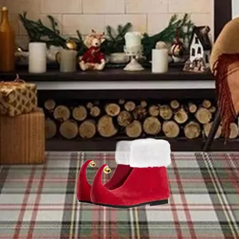 1 пара рождественских эльфийских туфель для взрослых мужчин и женщин для сценического выступления EU 41