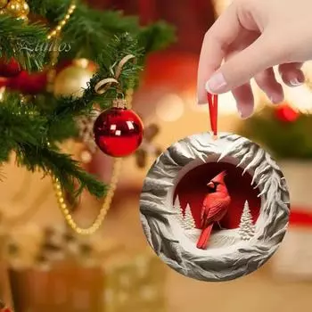 1 пара рождественских украшений, подвесные подвески с шнурком, легко подвешиваемые, Санта-Клаус, дизайн лося, акриловые елочные украшения F