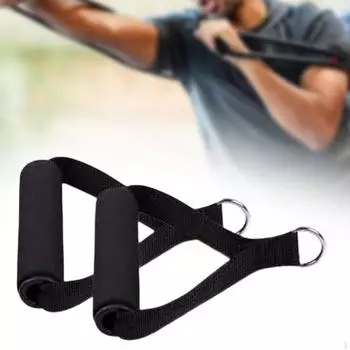 1 пара ручек для лент сопротивления, кабельные ручки для крепления тренажера, сменные аксессуары для тренировок