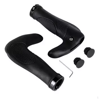 1 пара ручек для руля шоссейного велосипеда, противоскользящие ручки для замены велосипеда чёрный