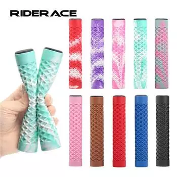 1 пара ручек для руля велосипеда, удлиняющие нескользящие мягкие резиновые ручки для горного велосипеда, для руля 22,2 мм, скутера, трехколесного велосипеда BMX коричневый