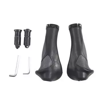 1 пара ручек для велосипеда, противоскользящие, двухсторонние, с фиксатором, ручки для велосипедного руля, чехлы для велосипедных деталей None