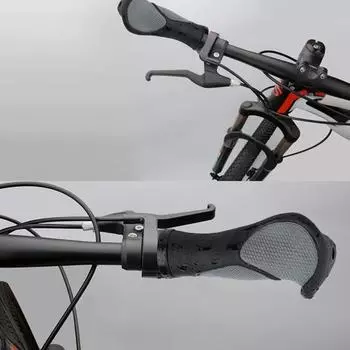 1 пара ручек для велосипеда, противоскользящие, двухсторонние, с фиксатором, ручки для велосипедного руля, чехлы для велосипедных деталей