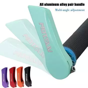 1 пара ручек на руль велосипеда из прочного алюминиевого сплава, эргономичная, нескользящая, для шоссейного горного велосипеда, концевая ручка для руля, аксессуары для велосипеда чёрный