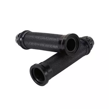 1 пара рукояток для мотоцикла, аксессуары для мотоцикла, ручка черная, универсальная, для стайлинга автомобиля