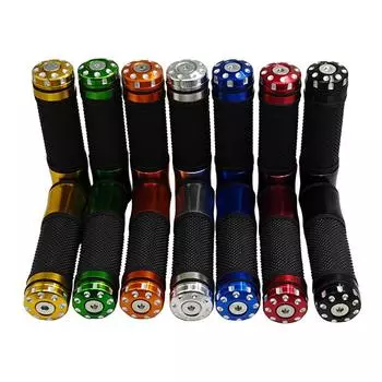 1 пара рукояток для мотоцикла, противоскользящие резиновые ручки, универсальные чехлы для модифицированного руля велосипеда One Size красный