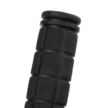 1 пара рулей для горного велосипеда с противоскользящими мягкими резиновыми ручками чёрный