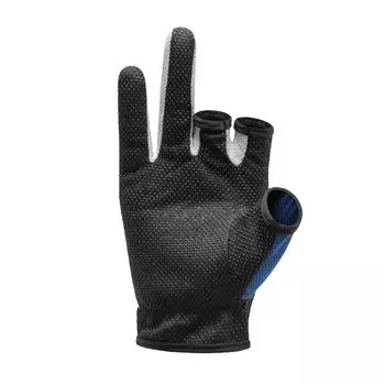 1 пара рыболовных перчаток, варежки для спорта на открытом воздухе, водонепроницаемые противоскользящие водонепроницаемые противоскользящие перчатки с 3 пальцами, портативные, легко носить с собой на рыбалке CHINA