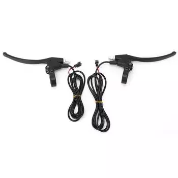 1 пара рычагов тормоза для электрического скутера, левый и правый, руль из алюминиевого сплава для M4 10 дюймов, аксессуары Equi