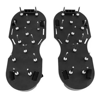 1 пара садовый двор газонный культиватор скарификатор аэратор для газона гвозди обувь инструмент