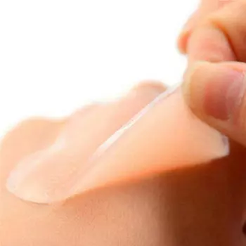 1 пара самоклеющихся силиконовых бюстгальтеров для груди с лепестками в форме сердца, накладка на соски, пирожки телесный