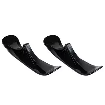 1 пара саней лыжи доска снежные сани доска комплект снежные лыжи самокат аксессуары лыжный самокат сани лыжи O2O1 Black-One size