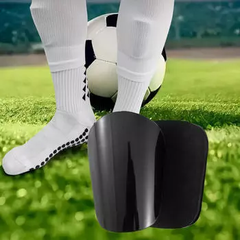 1 пара щитков для мини-футбола, футбольное защитное снаряжение, маленькие противоударные подушечки, защита икры чёрный
