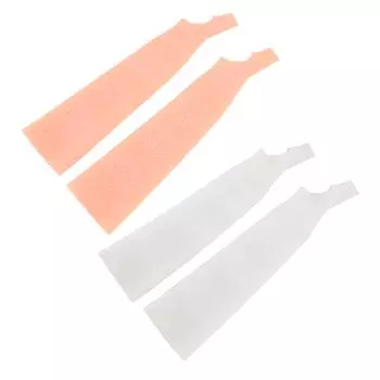 1 пара SEBS длинных увлажняющих нарукавников с отверстием для большого пальца, эластичные моющиеся нарукавники для ухода за руками для D Skin Color