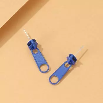 1 пара серег-гвоздиков на молнии с покрытием, ювелирные изделия, мультяшные серьги-гвоздики ярких цветов для чёрный