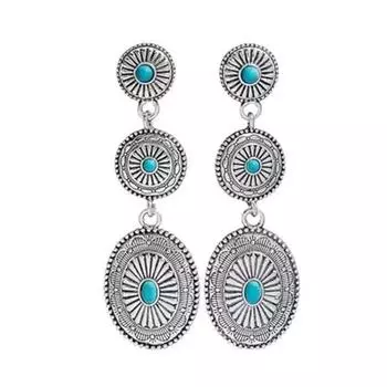 1 пара серег-капель в богемном стиле, серьги-пусеты с кисточками, легкие, серьги с городским шармом, ювелирный подарок серый