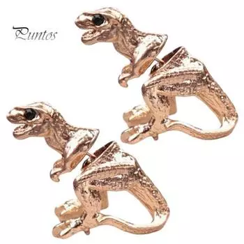 1 пара сережек-динозавров, фигурка динозавра, стразы, глаза, хорошая детализация, реалистичные серьги с динозаврами, серьги в стиле панк, крутые женские серьги C