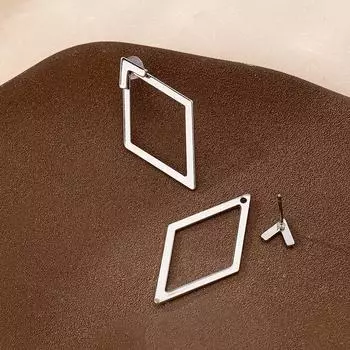 1 пара сережек-гвоздиков в стиле ретро с геометрическими треугольниками для женщин и девочек, универсальные серьги, ювелирные аксессуары, подарки