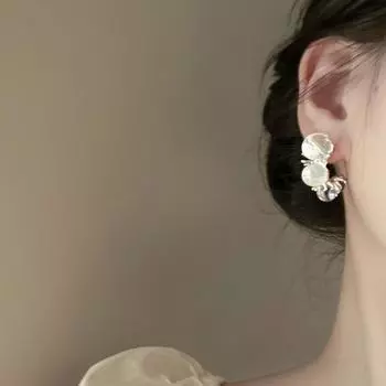 1 пара сережек с бисером, пронизывающими лед, уникальные серьги в стиле минимализма 1Pair