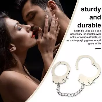 1 пара секс-игрушек, металлический замок, игрушка для фиксации лодыжек и запястий, игрушка для связывания